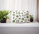 Prisma Abstract Reversible Indoor/Outdoor Lumbar Pillow