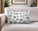Prisma Abstract Reversible Indoor/Outdoor Lumbar Pillow