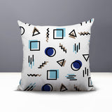 Prisma Abstract Reversible Indoor/Outdoor Square Pillow