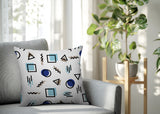 Prisma Abstract Reversible Indoor/Outdoor Lumbar Pillow