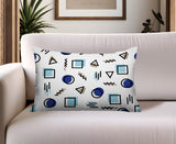 Prisma Abstract Reversible Indoor/Outdoor Lumbar Pillow