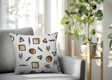 Prisma Abstract Reversible Indoor/Outdoor Square Pillow