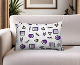 Prisma Abstract Reversible Indoor/Outdoor Lumbar Pillow