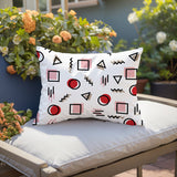 Prisma Abstract Reversible Indoor/Outdoor Lumbar Pillow