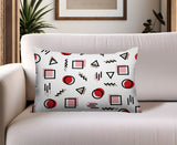 Prisma Abstract Reversible Indoor/Outdoor Lumbar Pillow