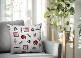 Prisma Abstract Reversible Indoor/Outdoor Lumbar Pillow