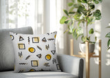 Prisma Abstract Reversible Indoor/Outdoor Lumbar Pillow