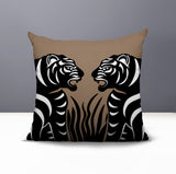 Pulo Tiger Reversible Indoor/Outdoor Square Pillow