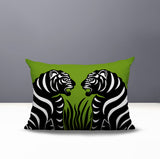 Pulo Tiger Reversible Indoor/Outdoor Rectangle Pillow