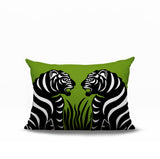 Pulo Tiger Reversible Indoor/Outdoor Rectangle Pillow