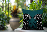 Pulo Tiger Reversible Indoor/Outdoor Square Pillow