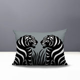 Pulo Tiger Reversible Indoor/Outdoor Rectangle Pillow