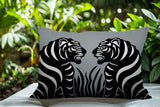 Pulo Tiger Reversible Indoor/Outdoor Square Pillow