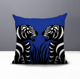 Pulo Tiger Reversible Indoor/Outdoor Square Pillow