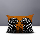 Pulo Tiger Reversible Indoor/Outdoor Rectangle Pillow
