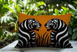 Pulo Tiger Reversible Indoor/Outdoor Square Pillow