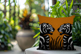 Pulo Tiger Reversible Indoor/Outdoor Square Pillow