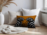 Pulo Tiger Reversible Indoor/Outdoor Square Pillow
