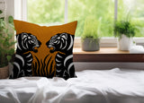 Pulo Tiger Reversible Indoor/Outdoor Square Pillow