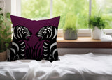 Pulo Tiger Reversible Indoor/Outdoor Square Pillow