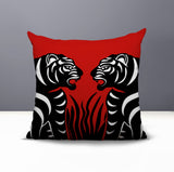 Pulo Tiger Reversible Indoor/Outdoor Square Pillow