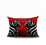 Pulo Tiger Reversible Indoor/Outdoor Rectangle Pillow