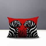 Pulo Tiger Reversible Indoor/Outdoor Rectangle Pillow