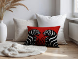 Pulo Tiger Reversible Indoor/Outdoor Square Pillow