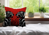 Pulo Tiger Reversible Indoor/Outdoor Square Pillow
