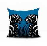 Pulo Tiger Reversible Indoor/Outdoor Square Pillow