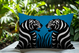 Pulo Tiger Reversible Indoor/Outdoor Square Pillow