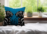Pulo Tiger Reversible Indoor/Outdoor Square Pillow
