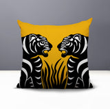 Pulo Tiger Reversible Indoor/Outdoor Square Pillow