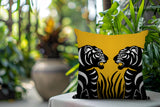 Pulo Tiger Reversible Indoor/Outdoor Square Pillow