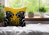 Pulo Tiger Reversible Indoor/Outdoor Square Pillow