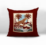 Puro Leopard Reversible Indoor/Outdoor Square Pillow