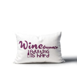 Davey Wine Lumbar Indoor/Outdoor Throw Pillow