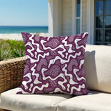 Dominique Coral Reefs Lumbar Indoor/Outdoor Throw Pillow