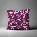 Fletcher Star Fish Square Indoor/Outdoor Throw Pillow