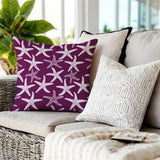 Fletcher Star Fish Square Indoor/Outdoor Throw Pillow