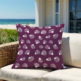 Hahn Sea Shells Square Indoor/Outdoor Throw Pillow