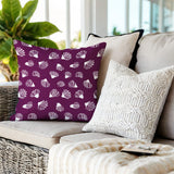 Hahn Sea Shells Square Indoor/Outdoor Throw Pillow