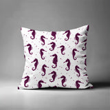 Hemmings Seahorse Square Indoor/Outdoor Throw Pillow