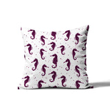 Hemmings Seahorse Square Indoor/Outdoor Throw Pillow