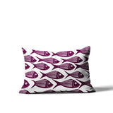 Kieran Fish Lumbar Indoor/Outdoor Throw Pillow