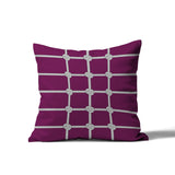 Knotty Nautical Knot Square Indoor/Outdoor Throw Pillow