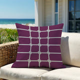 Knotty Nautical Knot Square Indoor/Outdoor Throw Pillow
