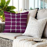 Knotty Nautical Knot Square Indoor/Outdoor Throw Pillow