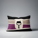 Molsley Wine Bottle Lumbar Indoor/Outdoor Throw Pillow