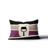 Molsley Wine Bottle Lumbar Indoor/Outdoor Throw Pillow
